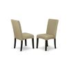 Image 1 : Set of 2 East West Furniture Driscol Classic Parson Chairs - Model DRP5T03