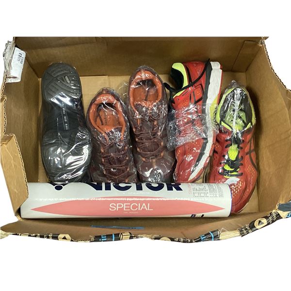 Group of Sport Sneaker Shoes - includes Asics/Bloch & More (Used - Various Sizes)