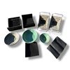 Image 2 : Pair of Gold Cube Gold Panning Trays, Pair of Pyramid Pro Gold Panning Pans and 3 Gold Pans