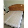 Image 1 : King Size Head Board & 2 Twin Box Springs C
