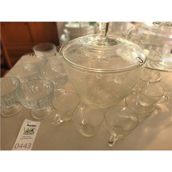 Vintage Punch Bowl Set & More A