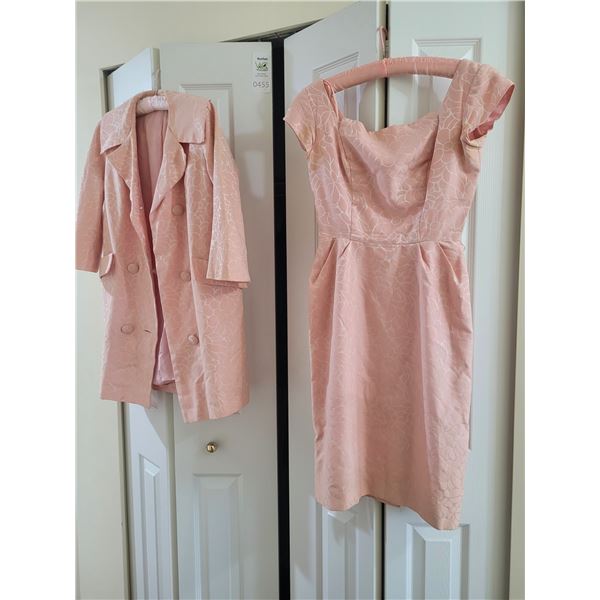 Retro  1960's Ladies Dress &Coat Set A