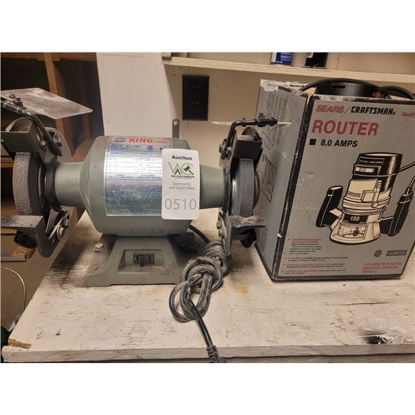 King Grinder & Craftsman Router B