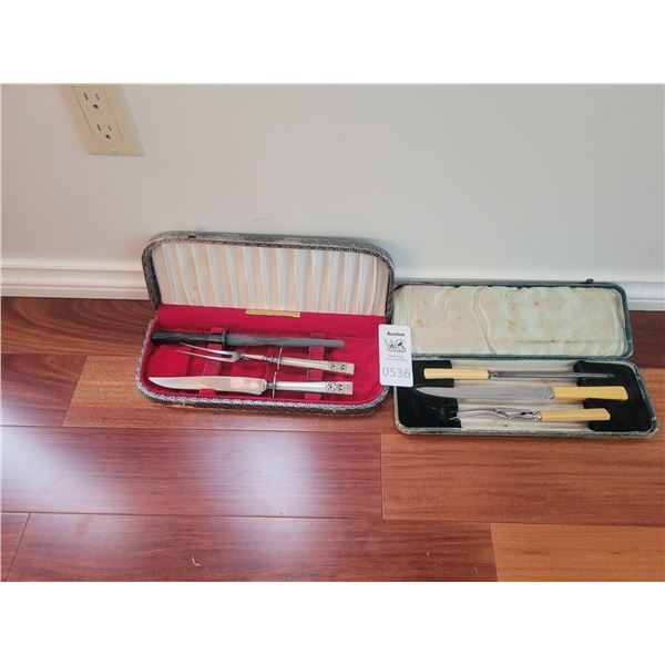 Vintage Carving Sets A