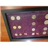 Image 3 : Framed Foreign Coins A