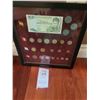 Image 1 : Framed Foreign Coins A