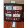 Image 1 : Framed Foreign Coins A