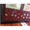 Image 3 : Framed Foreign Coins A