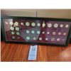 Image 1 : Framed Foreign Coins A