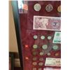 Image 4 : Framed Foreign Coins A