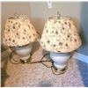 Image 1 : Vintage Milk Glass Lamps B
