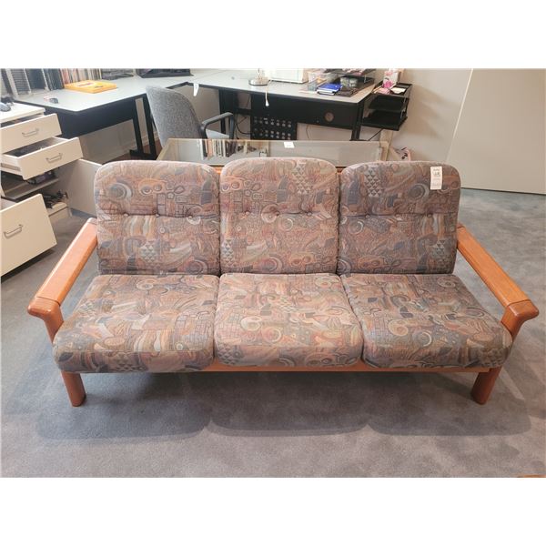 Mid Century Modern Teak Wood Sofa C