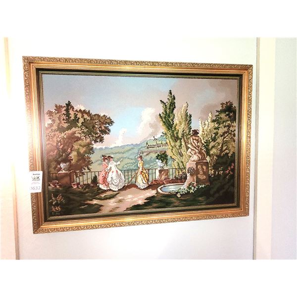 Framed Needle Point Picture B