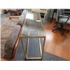 Image 2 : Glass Brass Sofa Table C