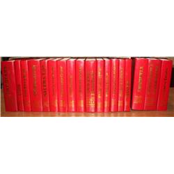 18 Vol. Set of Leather Bound Stephan King Novels