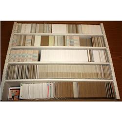 Box of 5000 Collectible Sports Trading Cards