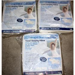 3 Therapeutica Travel Sleeping Pillows