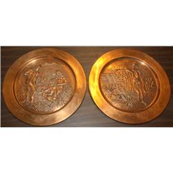 2 Copper Wall Plates