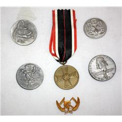 Old German Third Reich Nazi Medals and Pins