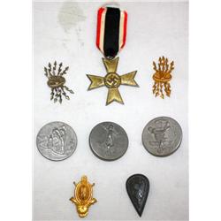Old German Third Reich Nazi Medals and Pins