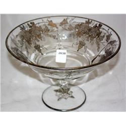 Silver Overlaid Centerpiece Bowl