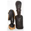 Image 1 : 2 African Hand Carved Wood Statues