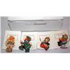 Image 1 : Lot of 4 Studio Hummel Christmas Ornaments