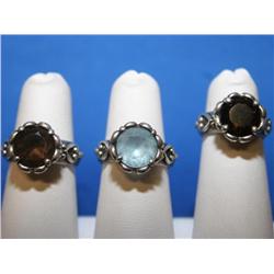 Three Lady`s sterling Rings X the Money