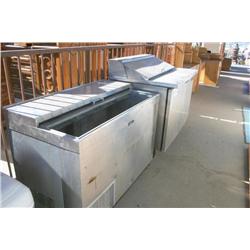 2 Stainless Steel Refrigerated Cabinets