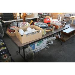 Table Lot Of Misc Items