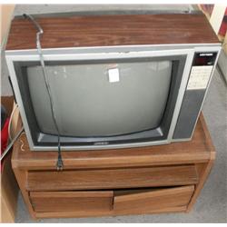 Sharp" T.V. w/ Stand"