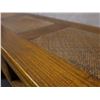 Image 8 : Palecek 82401 Wooden & Bamboo Console Table w/ Woven Top 47" x 13.5" x 29"H