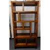 Image 1 : Wooden Etagere 40" x 18" x 78"H, Solid Wood Construction