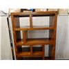 Image 2 : Wooden Etagere 40" x 18" x 78"H, Solid Wood Construction