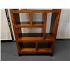 Image 3 : Wooden Etagere 40" x 18" x 78"H, Solid Wood Construction