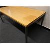 Image 14 : Wooden Table w/ Metal Legs 72" x 26" x 29"H