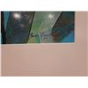 Image 8 : Abstract Artwork Signed by Artist George Wolland (?) 2000, Framed & Matted 38" x 30"