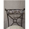 Image 3 : Metal Bar-Height Chair w/ Seat Cushion 18" x 16" x 42"H