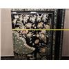Image 52 : Large Black Lacquered Asian Cabinet w/ Elaborate Mother of Pearl Overlay Accents 120"x29"x78"H