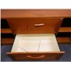 Image 8 : Wood Laminate Office Cabinet w/ 2 Drawers (1 handle broken) 63" x 20" x 29"H