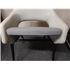 Image 10 : Flirt Padded Designer Office Chair w/ Wheels & Flip-up Seat 25" x 19" x 32"H