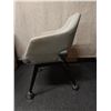 Image 18 : Flirt Padded Designer Office Chair w/ Wheels & Flip-up Seat 25" x 19" x 32"H