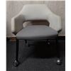 Image 1 : Flirt Padded Designer Office Chair w/ Wheels & Flip-up Seat 25" x 19" x 32"H