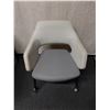 Image 2 : Flirt Padded Designer Office Chair w/ Wheels & Flip-up Seat 25" x 19" x 32"H