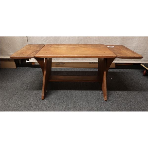 Maple Wood Table w/ Drop Sides 26" x 18" x 18" (extended 42" x 18" x 18")