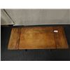 Image 3 : Maple Wood Table w/ Drop Sides 26" x 18" x 18" (extended 42" x 18" x 18")