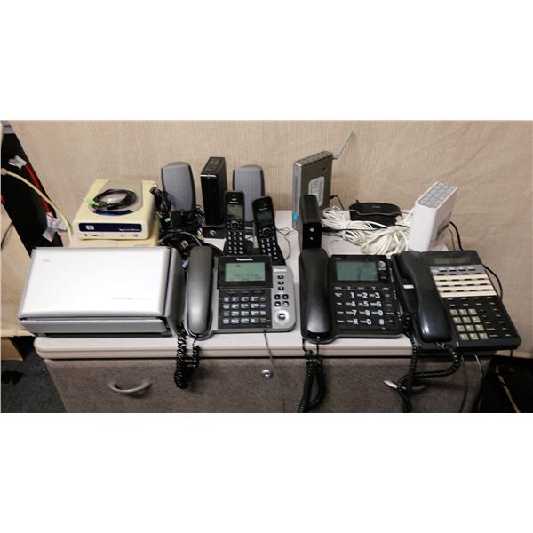 Misc Electronics: Fujitsu ScanSnap S1500, HP CD-Writer, Modems, Phones, etc
