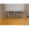 Image 2 : Qty 2 Kettal Metal Pool/Patio Side Tables 19" x 19" x 16"H