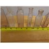 Image 8 : Qty 7 Vintage Miniature Glass Bottles, Misc Sizes to 5.5"H