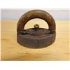 Image 2 : Vintage Cast Iron Flatiron  "Sad Iron" w/ Removable Handle 7" x 4.5"H